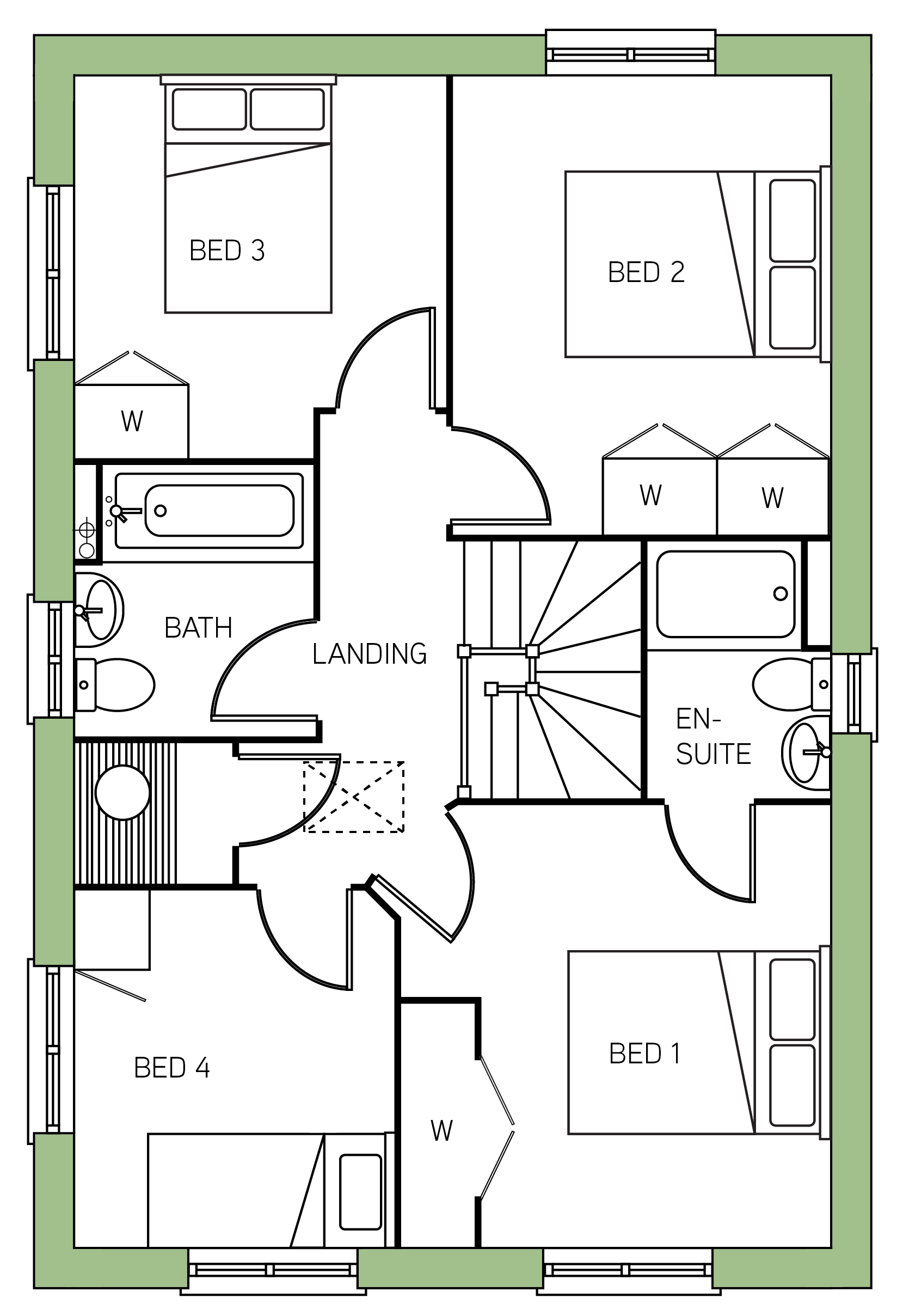 The Lawrence 4 Bedroom House Hay Common Launceston